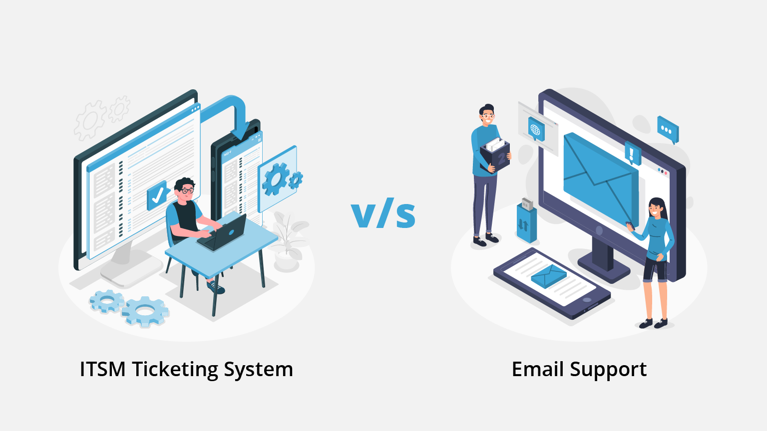 ITSM Ticketing System vs Email Support