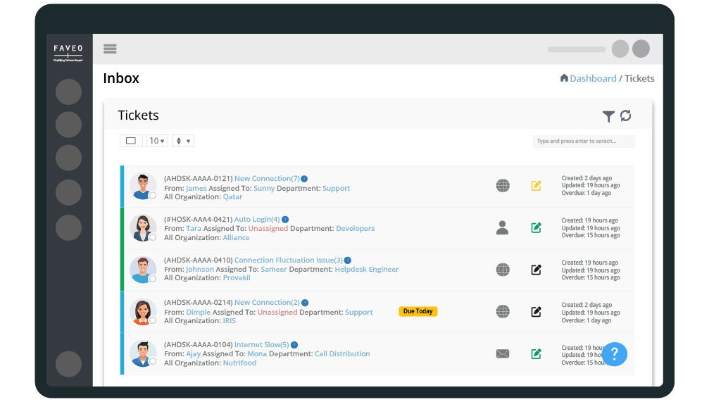 Faveo Helpdesk – Elevate Support Experience About Faveo